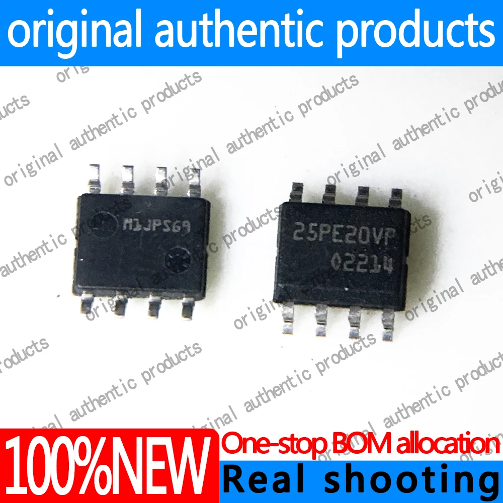 1/5/20/50PCS(New) M25PE20-VMN6TP lettering:25PE20VE SOP8 Memory chip