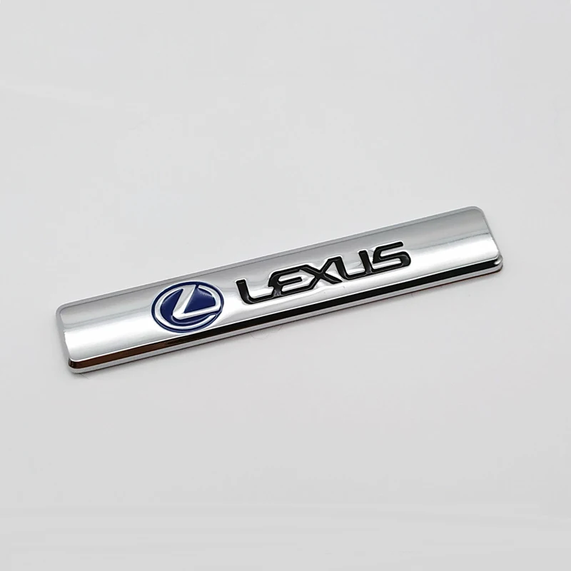 1szt Metalowa naklejka z emblematem Naklejki na boczny błotnik samochodowy Tylna plakietka bagażnika Do Lexus F SPORT ES RX NX LS UX LM LX GX LC RZ