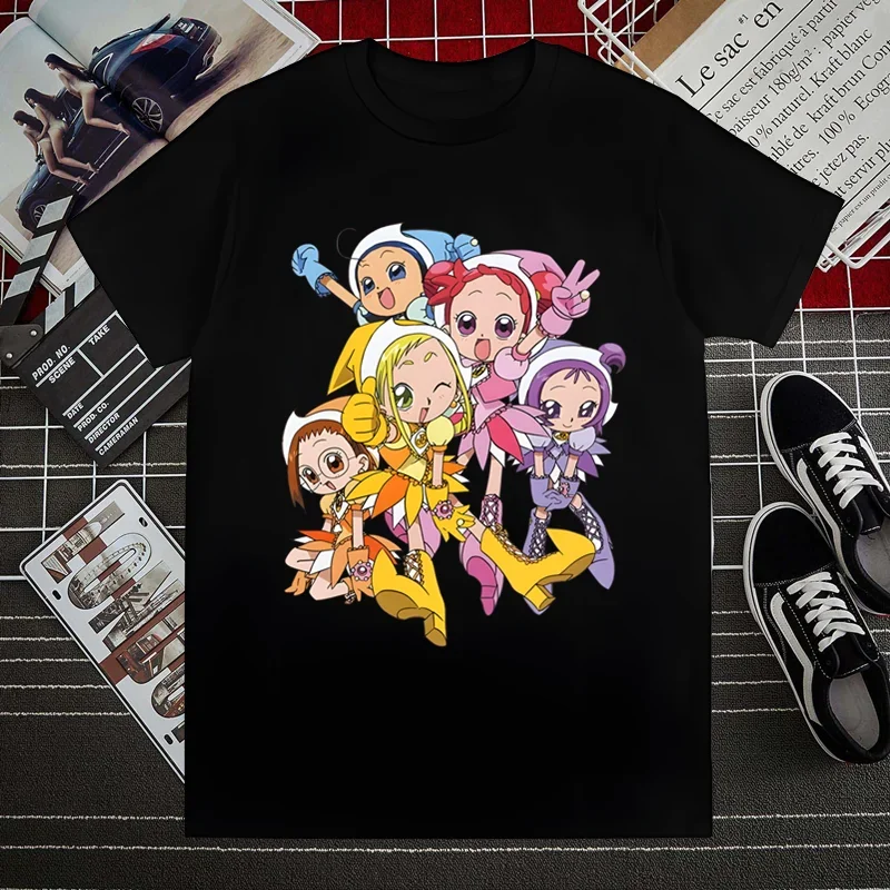 Ojamajo Doremi Magical Summer Fashion Shirt Graphic T Shirt uomo top Base o-collo Tees Funny Girls Tshirt