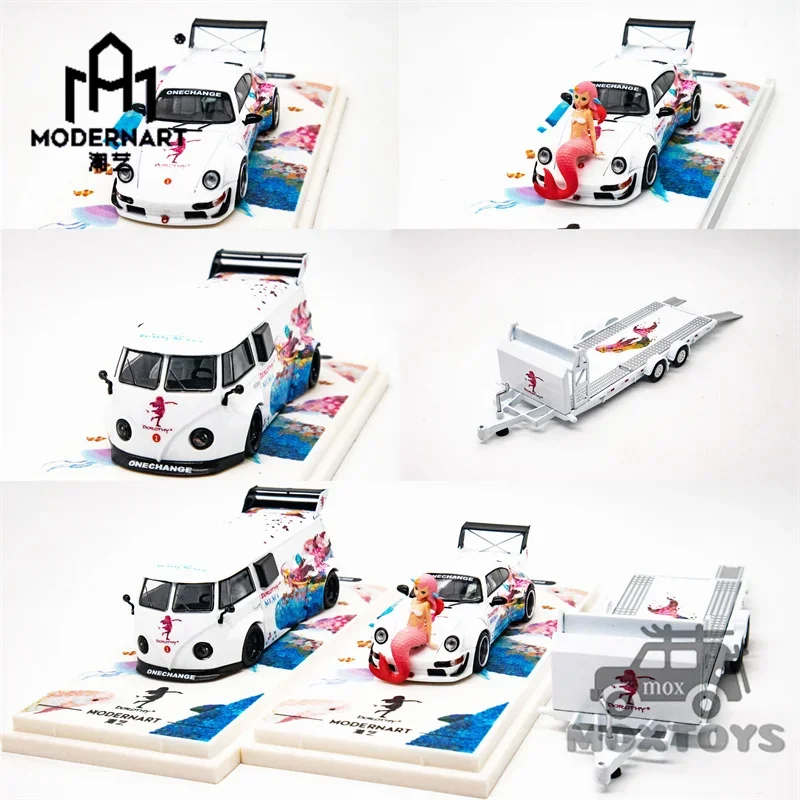 ModernArt x DOROTHY 1:64 T1 van / RWB 964 limited999 Diecast Model Car