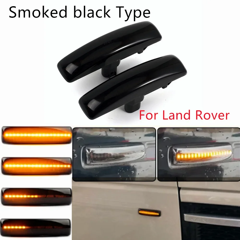 

Динамический повторитель сигнала, индикатор мигалки, светодиодный боковой габаритный фонарь для Land Rover Range Rover Sport Discovery 3 4 L319 Freelander 2