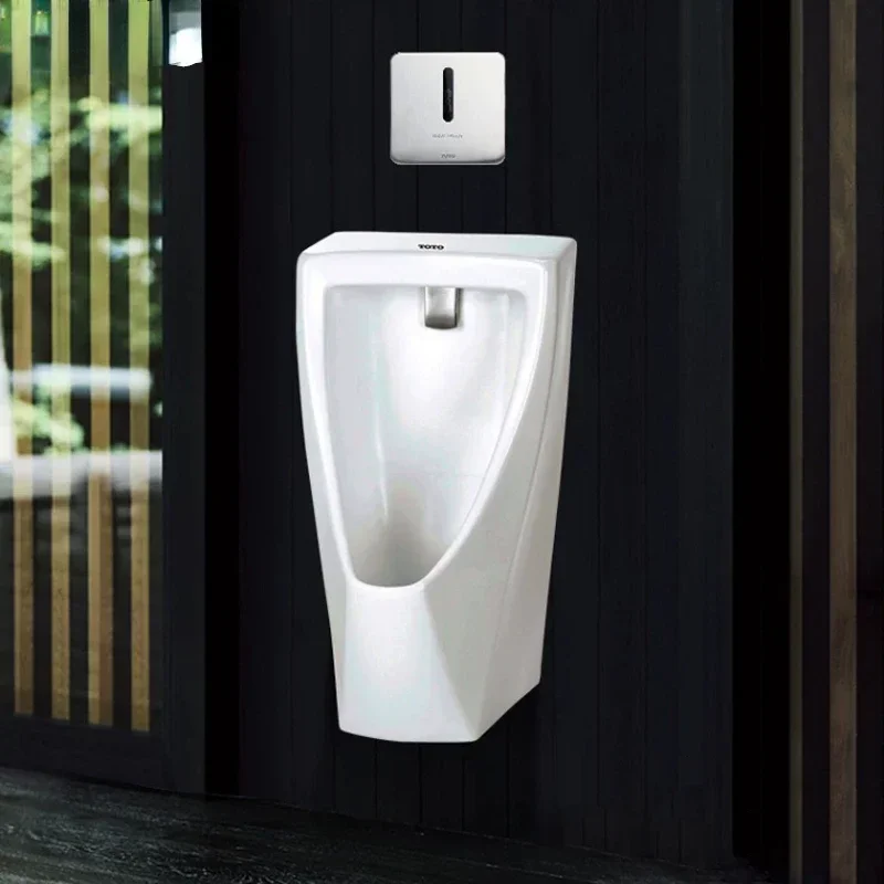 

Commercial Ceramic Urinals UWN180VB/HB Wall-hung Wall drain Top spud Urinal Easy-clean Touchless Sensor Men Urina