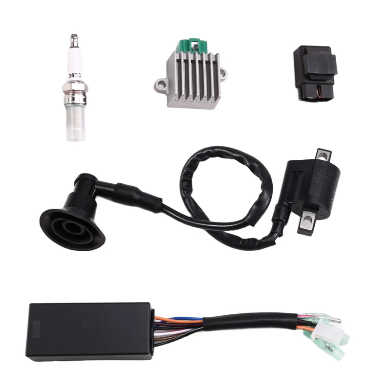 

A99F-5 Pcs Ignition Coil Kit Replacement Ignition CDI Box 0451018 0452187 For Polaris Sportsman 90 2001-2007