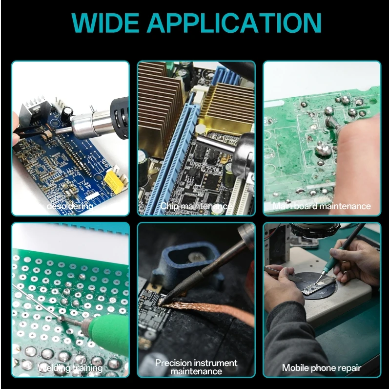 BK602Pro 670W 2-in-1 Soldering and Rework Station Lightweight for Individual and Electronic Repair