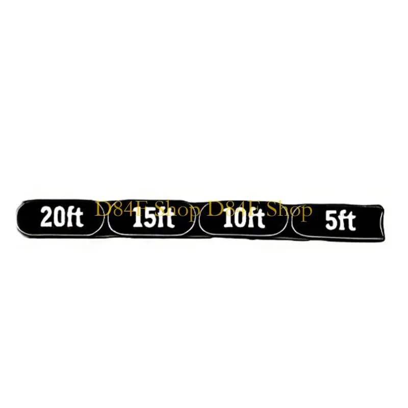 D84F Practical Premium Plastic Jointed Chain Ruler For Standard 1 Inches System