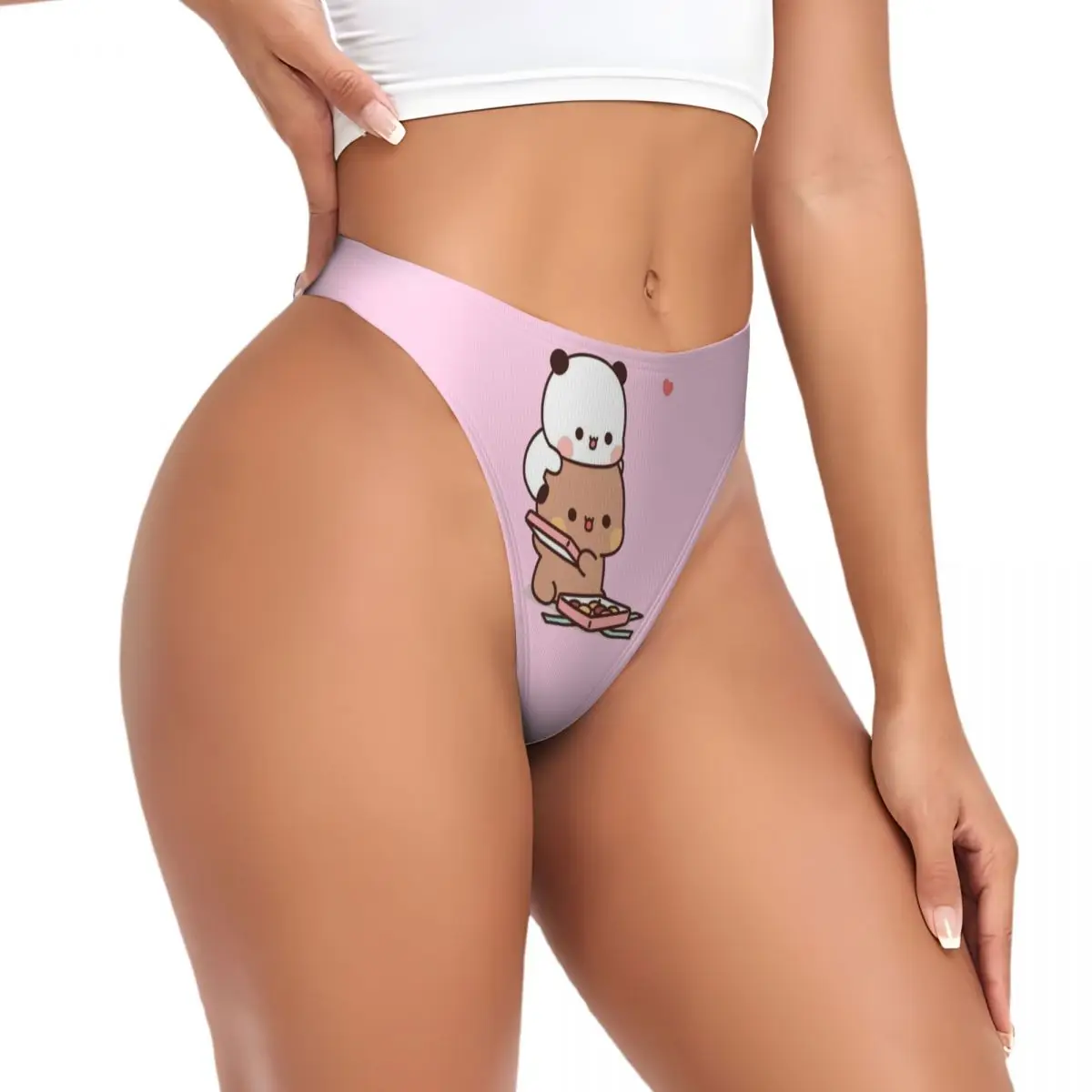 Bragas personalizadas de Bubu y Dudu para mujer, tangas cómodas, ropa interior