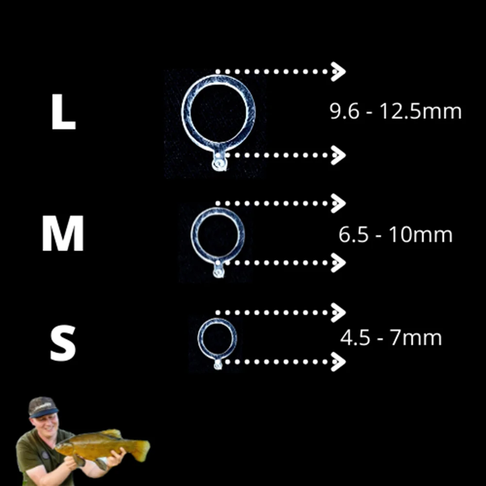 

Transparent For Carp Coarse Transparent Pellet Bait Bands for Fishing 100 Pcs with Excellent Stretch and Durability