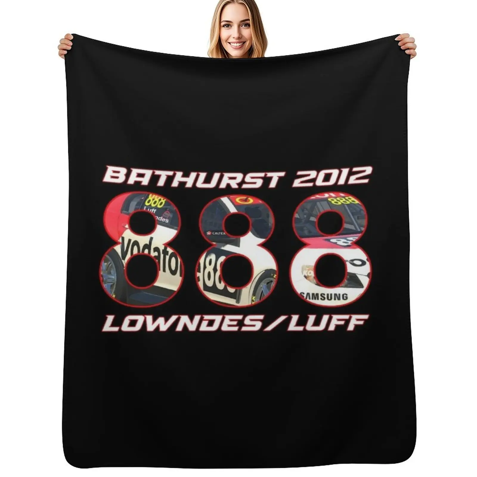 

Плед Craig Lowndes Bathurst 2012, мягкое декоративное одеяло для дома, для дивана, спальни