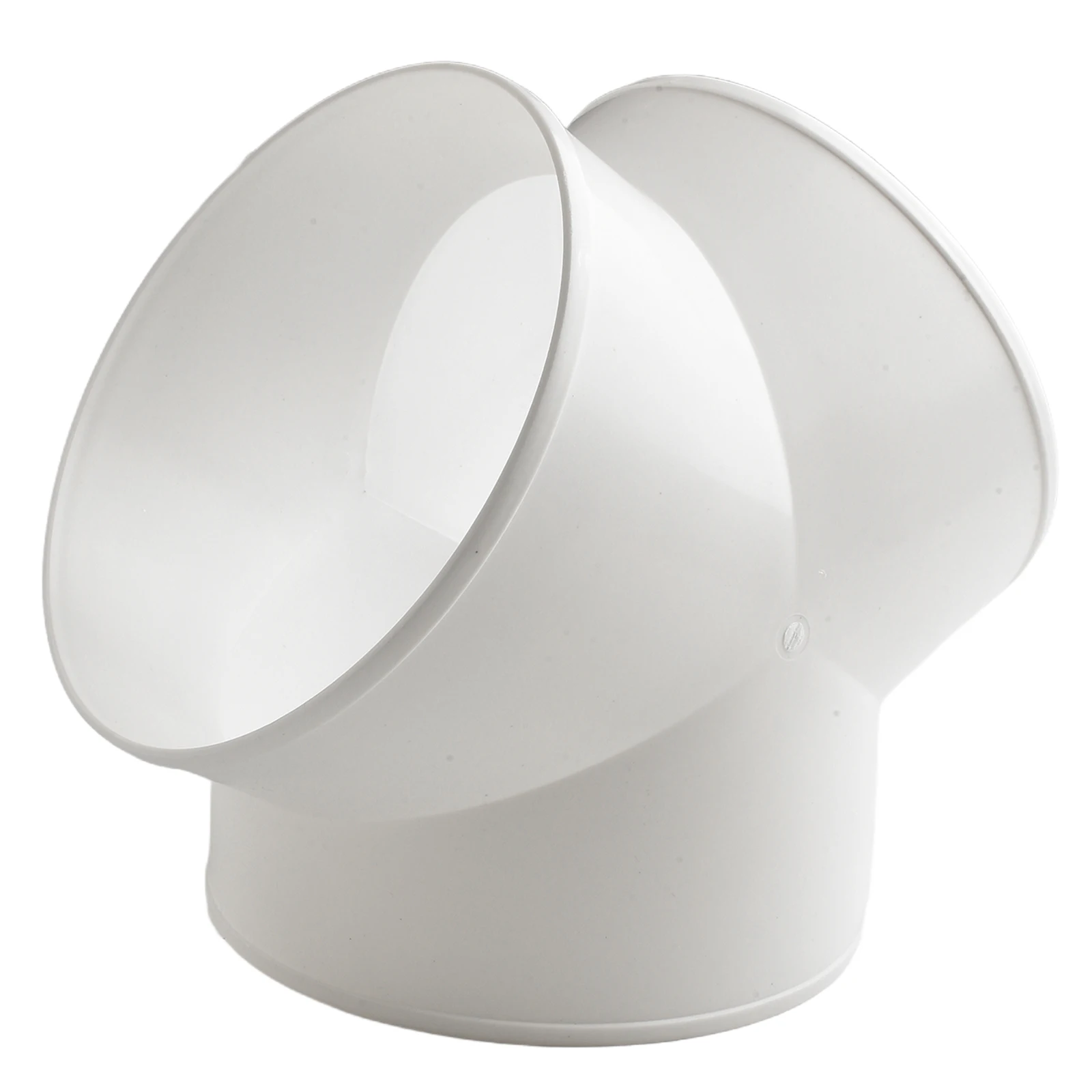 

200mm/7.9in PVC Y Shape Ducting Splitter Versatile Compatibility Efficient Ducting Splitter Flexible Ducting For Extractor Fans