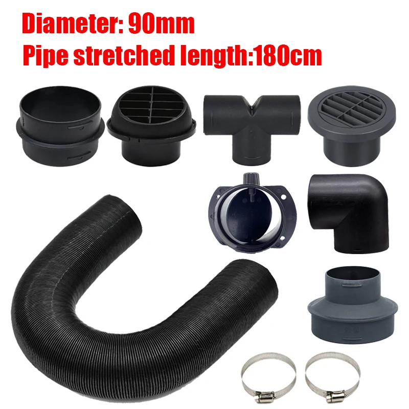 75mm To 80mm Parking Heater Ducting Reducer Connector Air Heater Duct Pipe Reducer Adapter Converter For Eberspacher I242016194