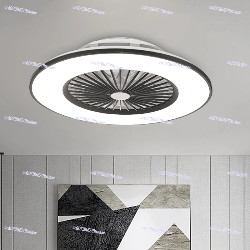 

Livingroom Kitchen Bedroom Bathroom Fan Lamps Adjust Wind Speed Dimming Modern Remote Control LED Ceiling Light 56CM 220V