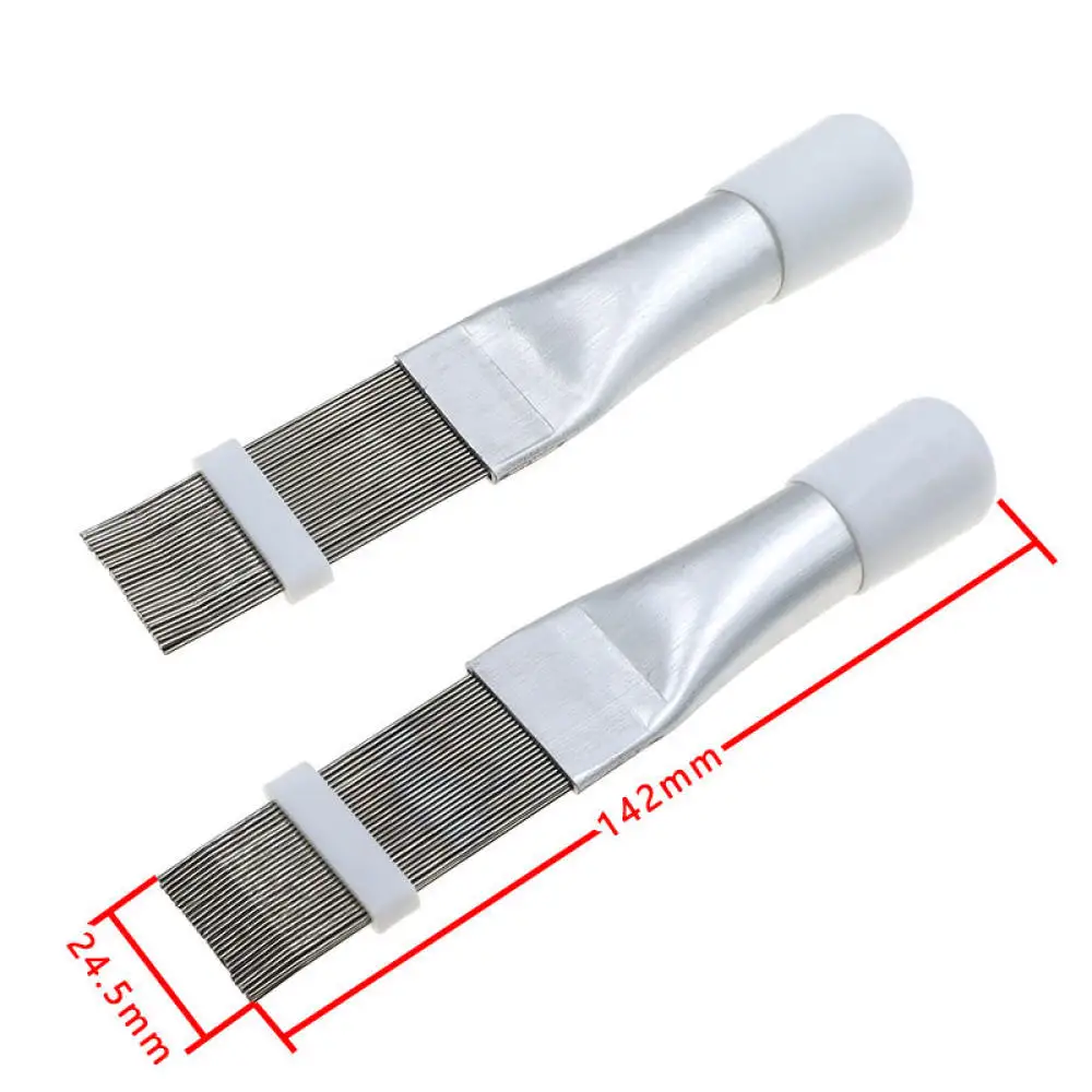 Adjustable Stainless Steel Fin Comb For Air Conditioner Radiator Condenser Cleaning Brush Professional Maintenance Tool