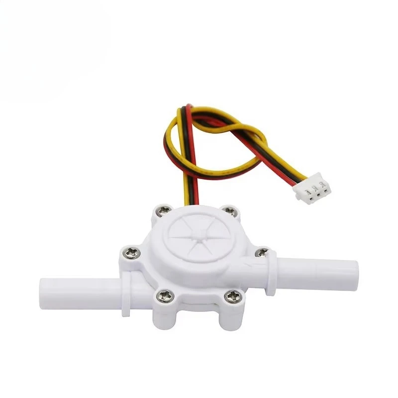 ZJ-S304 U-shaped parallel OD9.6mm output NPN pulse signal POM Hall effect water flow sensor for water dispenser