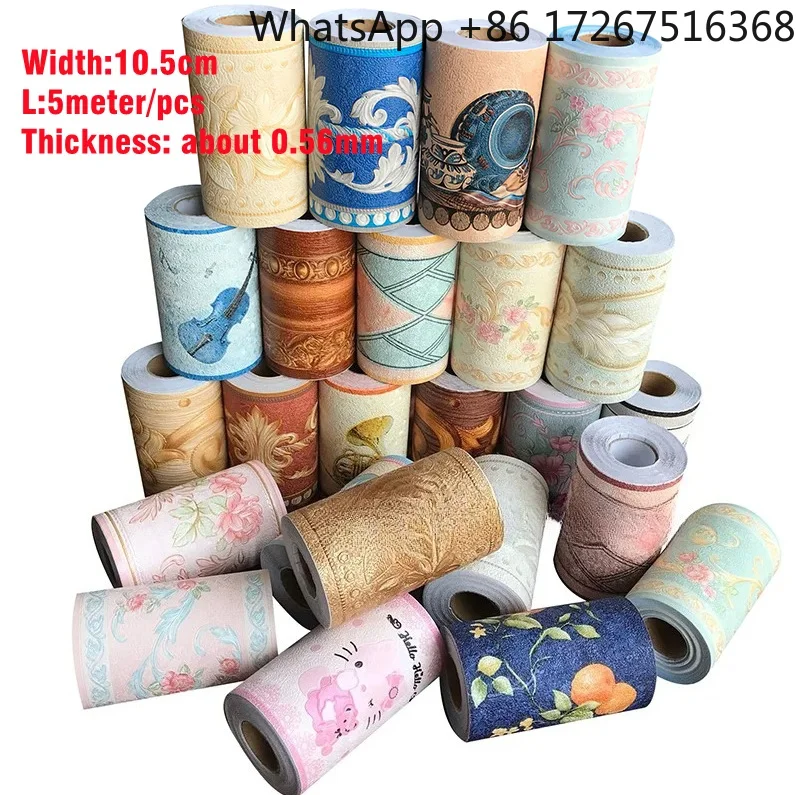 para-w105cm-l5metro-faixa-de-papel-de-parede-autoadesiva-para-cintura-de-moveis-rodape-de-pvc-impermeavel