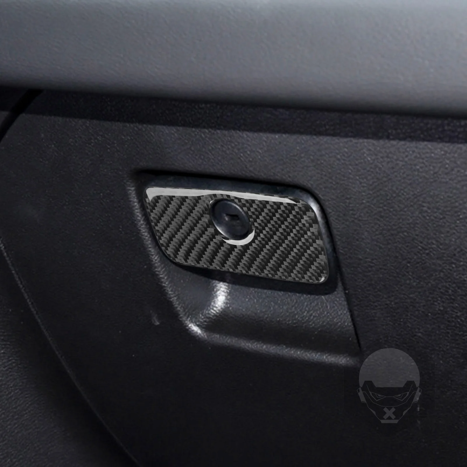 For Jeep Wrangler JL 2018-23 Gladiator 2020-2023 Carbon Fiber co-pilot Glove Box Handle panel Car Interior Accessories Stickers image 4