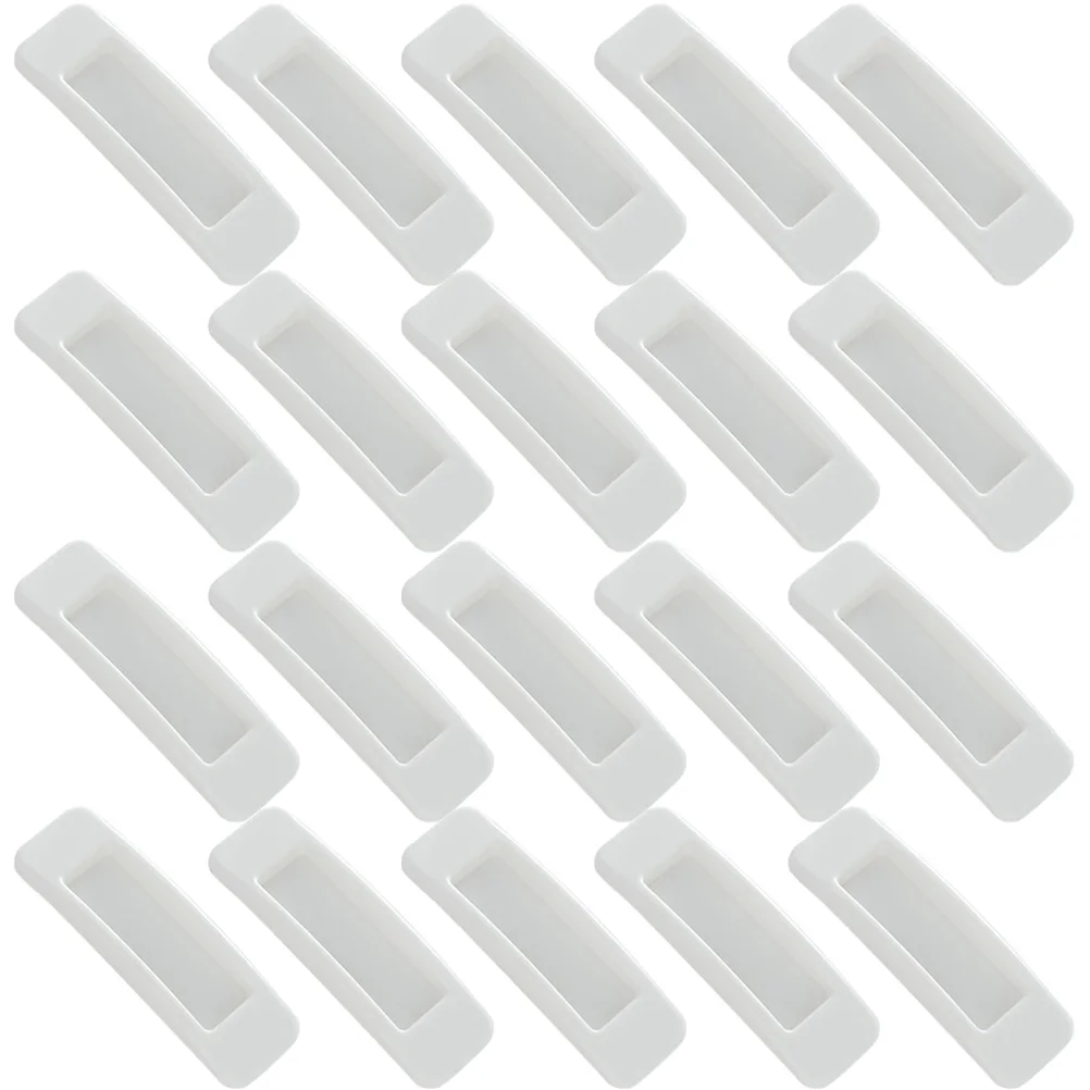 

20 Pcs Paste Handle Pulls Cabinets Gold Silver Handles Drawer Door Self Sticking Self-adhesive Self-stick Cupboard
