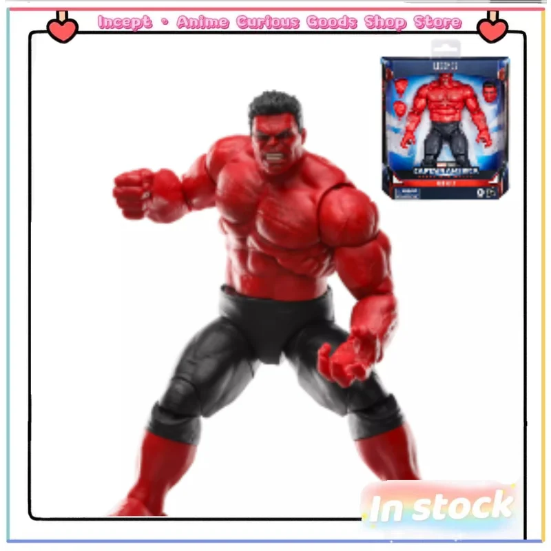 

InStock Marvel Legends Series Captain America Brave World Red Giant Red Hulk HasbroToy Model Anime FansFavorite Collectible Toys