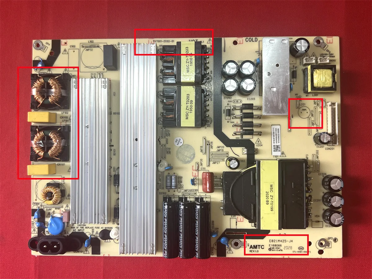 Imagem -02 - Placa de Alimentação para Hai er tv Repair 100 Testing Work Instalação Original Tv7001-zc0201 E168066