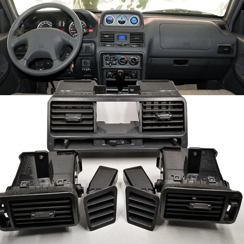 Kit uscita sfiato aria condizionata AC cruscotto MR 308038   Per Mitsubishi Pajero Shogun Montero V31 V32 V33 1998-2016