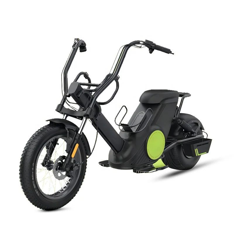 

Long Range 60V Adult Two Wheel Fat Tyre Electric Motorcycles for Golf