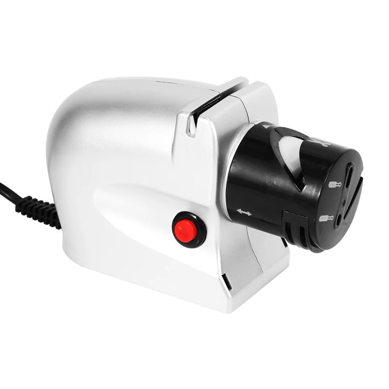 New Electric Knife Sharpener Speedy Automatic Sharp Motorized Grindstone Sharpening Tool Professional Knives Sharpening Multi-Fu