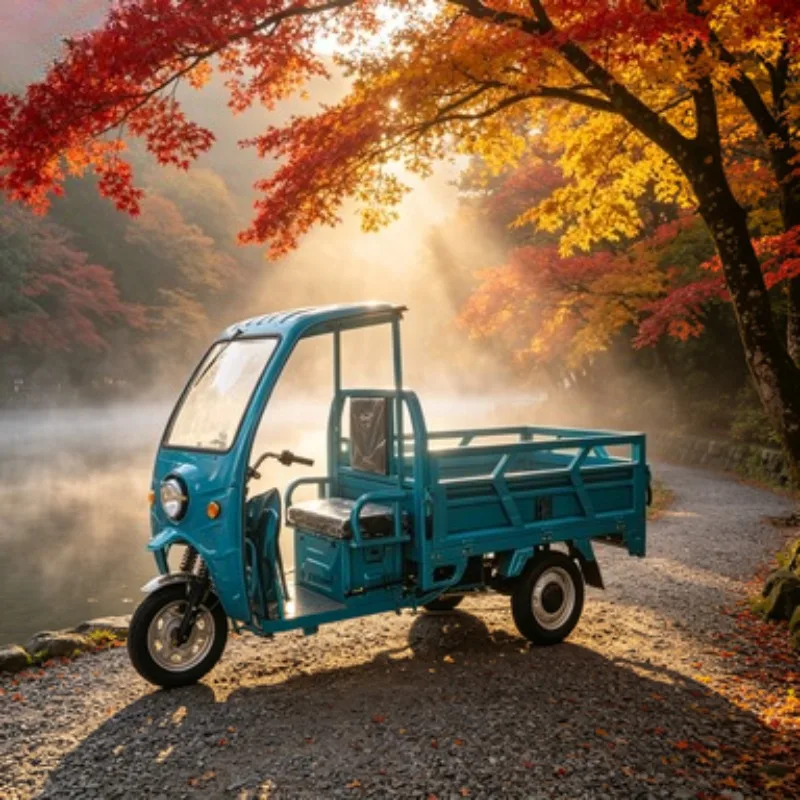 800W Electric Cargo Tricycle 3 Wheel 60V Open Body 1.5m Steel Plate 400kg Payload for Farm Transport Sale