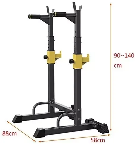 Home Gym Equipment Power Rack Adjustable Squat Rack Fitness Weight Lifting Barbell Rack