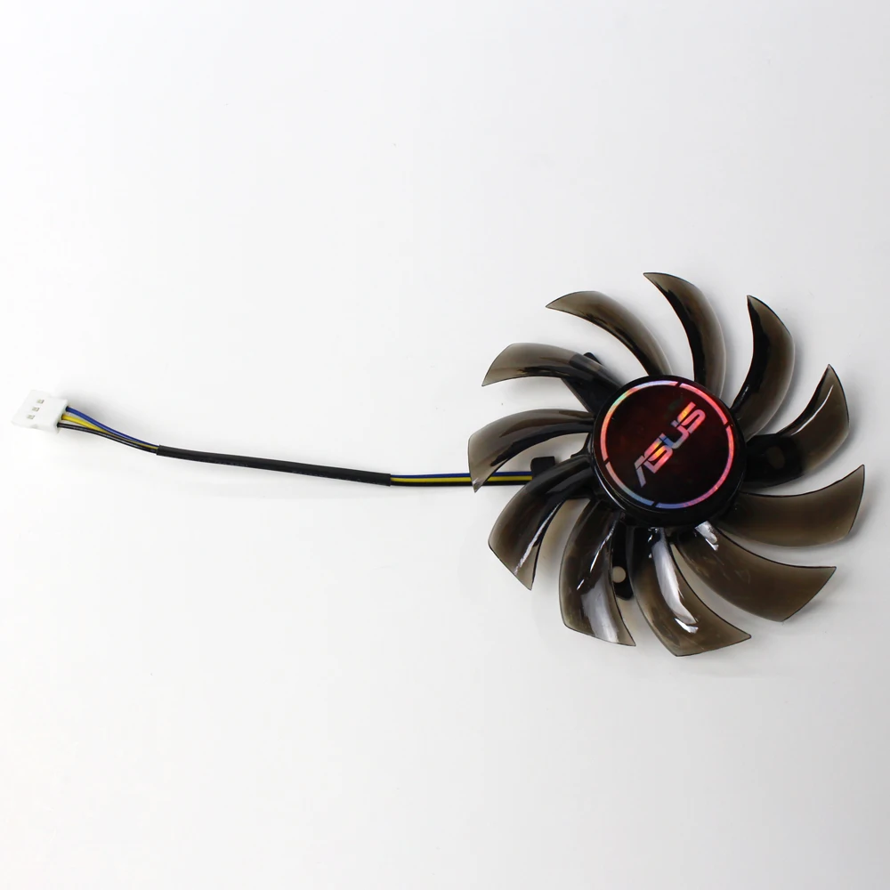 T 128010 Wentylator chłodzący kartę graficzną SU do ASUS GTX650TI 660Ti GTX750 760 GTX770 R7260 75mm Wentylator chłodzący kartę graficzną