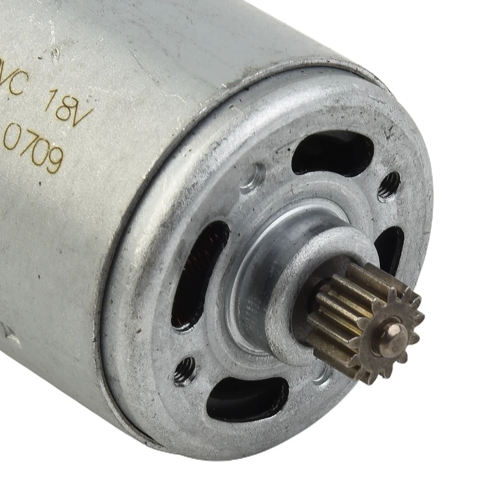 13 Teeth Replace RS550 Motor GSB GSR120-LI 9mm Shaft 13 Teeth 1pc 37mm Diameter Drill Metal RS550 Motor Replace