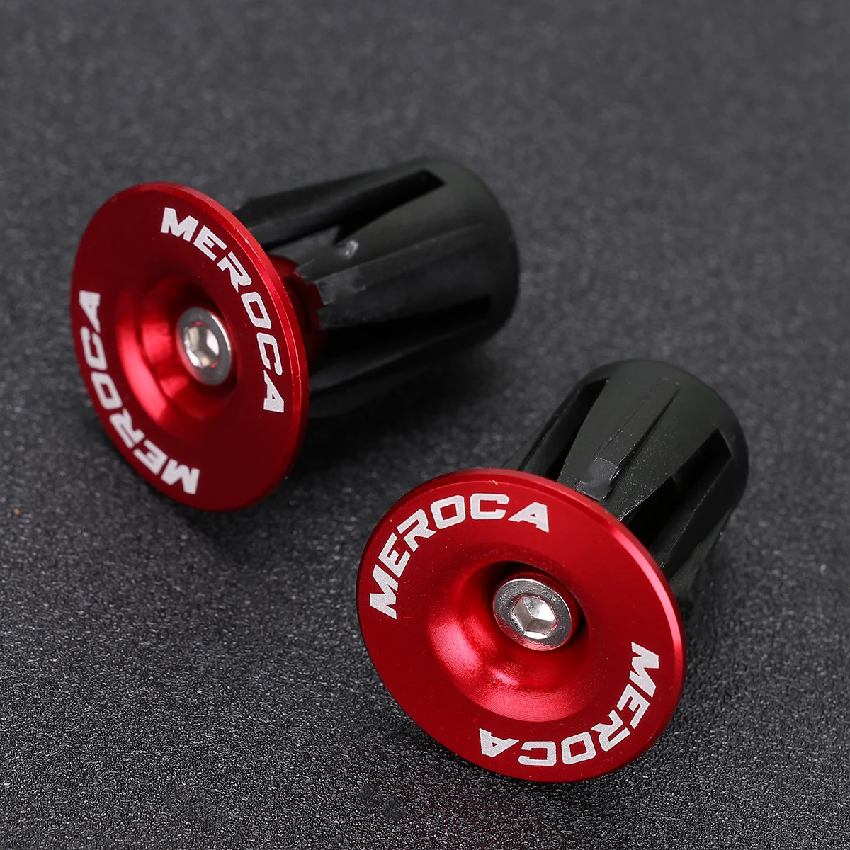 

1Pair Bike Handlebar End Plug Aluminum Alloy 22-24mm Durable Grip Suitable Mountain Road Folding Bike Accessories Golden Color