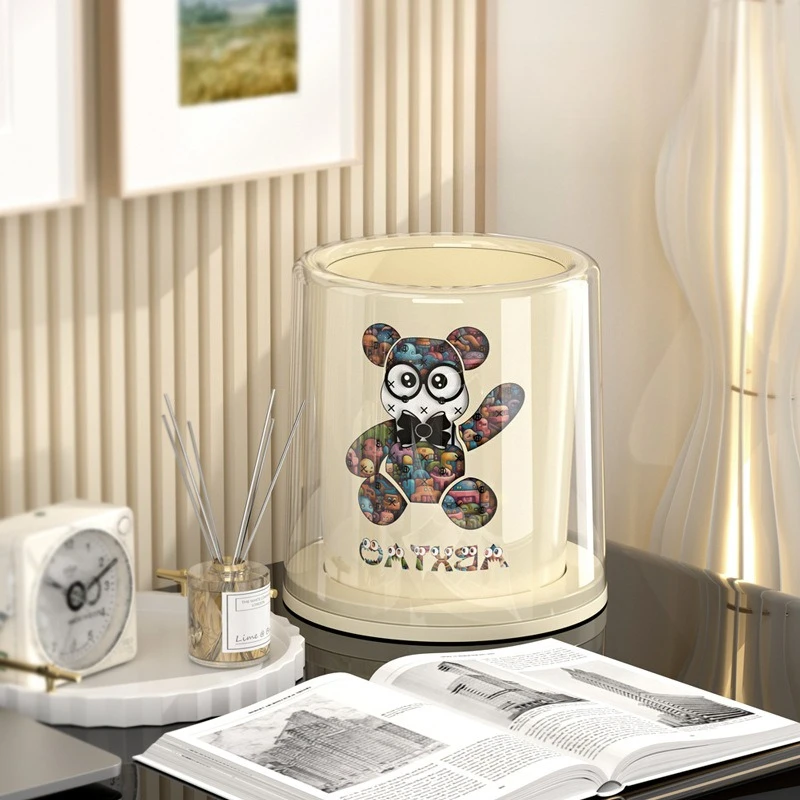 

Paper basket open living room coffee table storage bucket without lid