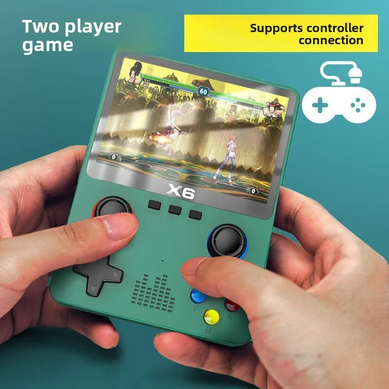 X6 game console handheld emulator multi-function retro nostalgic double joystick PSP high definition large color screen arcade