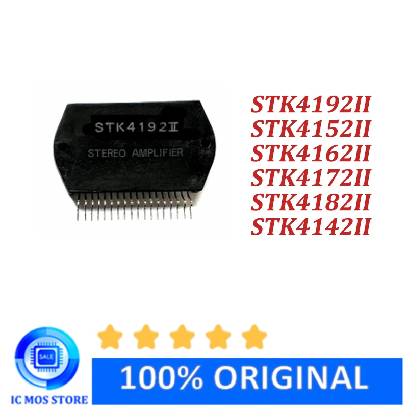 

Original STK4142II STK4152II STK4162II STK4172II STK4182II STK4192II ZIP Thick film audio amplifier module