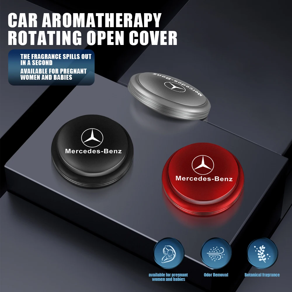 Car Air Diffuser Aroma Auto Interior Aromatherapy Air Freshener Removal Odor Accessories For Mercedes Benz AMG W203 W205 GLB GLC