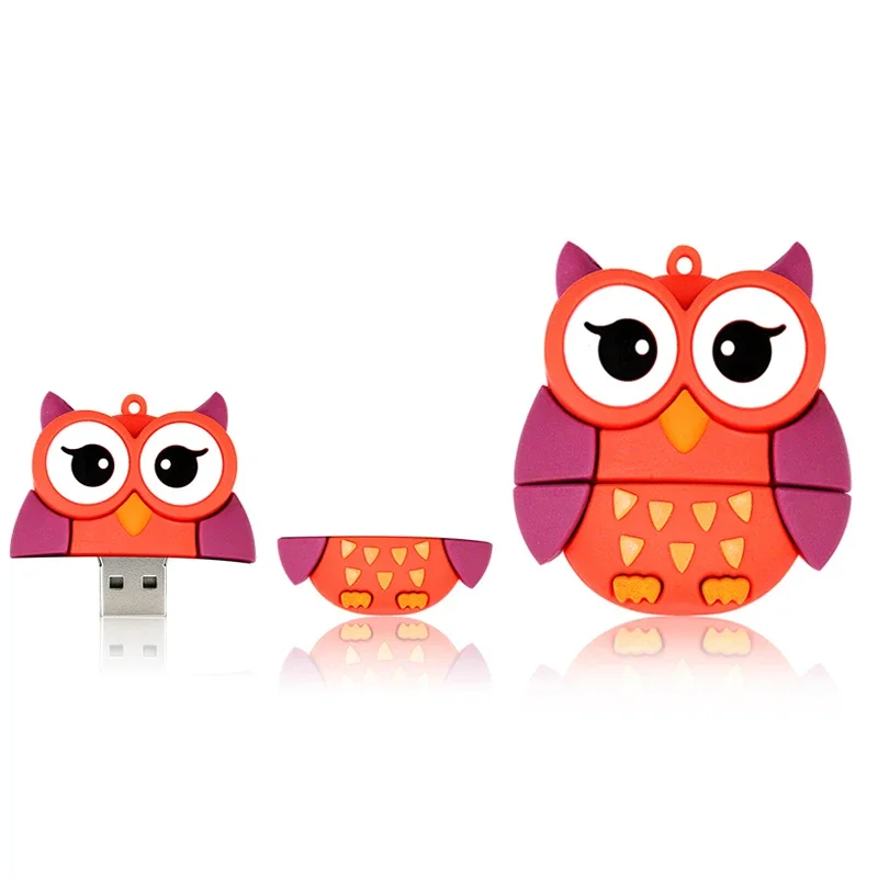 Unidad Flash USB modelo Animal de dibujos animados, Pendrive de alta velocidad de 128GB, 256GB, 32GB, 16GB, 8GB, 4GB, 64GB