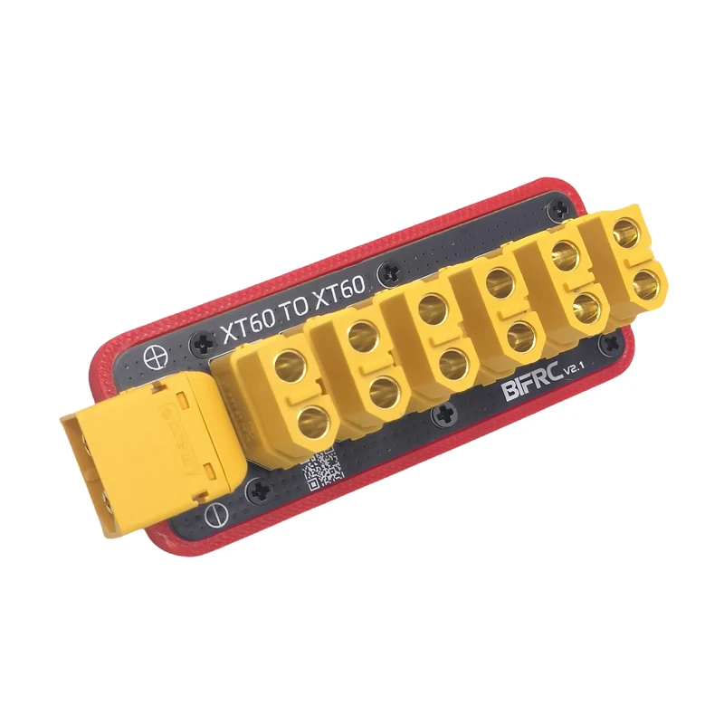 1PCS DC 0-100V 150A Power Distribution Board with 1-to-6 XT60 Connector Power Distributor PDB Module for RC Car/Submarine/Robot