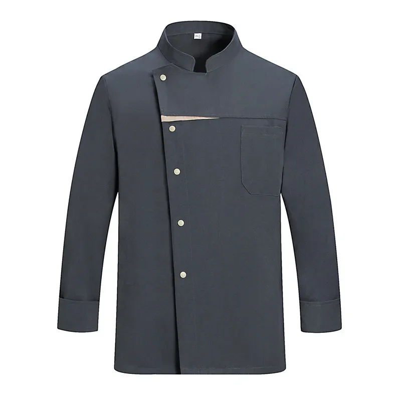 Costume de Chef veste de cuisine Costume d'hôtel Restaurant restauration vêtements de cuisinier uniforme Chef homme femmes boulangerie vêtements de travail à manches longues