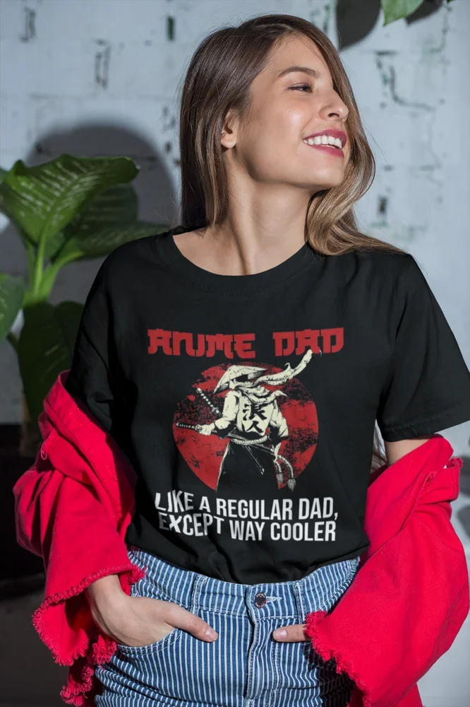 Anime DAd Like A Regular Dad Except Way Cooler Short-Sleeve Unisex T-Shirt