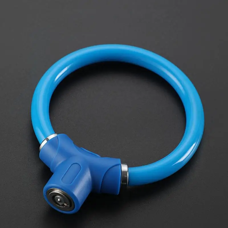 Bloqueio de forma de anel de bicicleta anti-roubo mtb estrada mountain bike bloqueio acessórios de bicicleta o-lock ciclismo aço segurança fechaduras de bicicleta