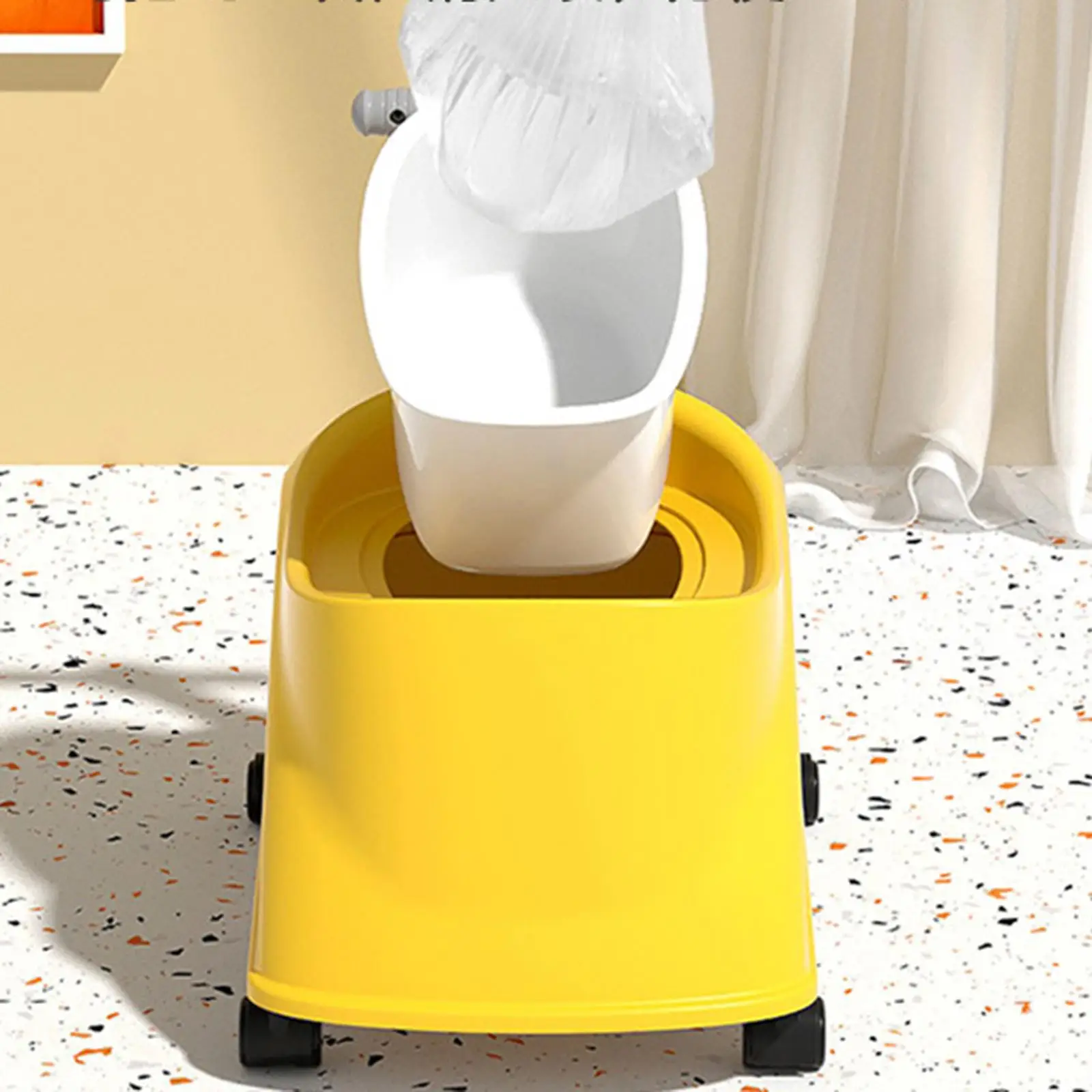 Assento de Treinamento para Sanitário Adorável, Brinquedo Educacional para Bebês, Fácil de Limpar, Confortável, para Meninos e Meninas