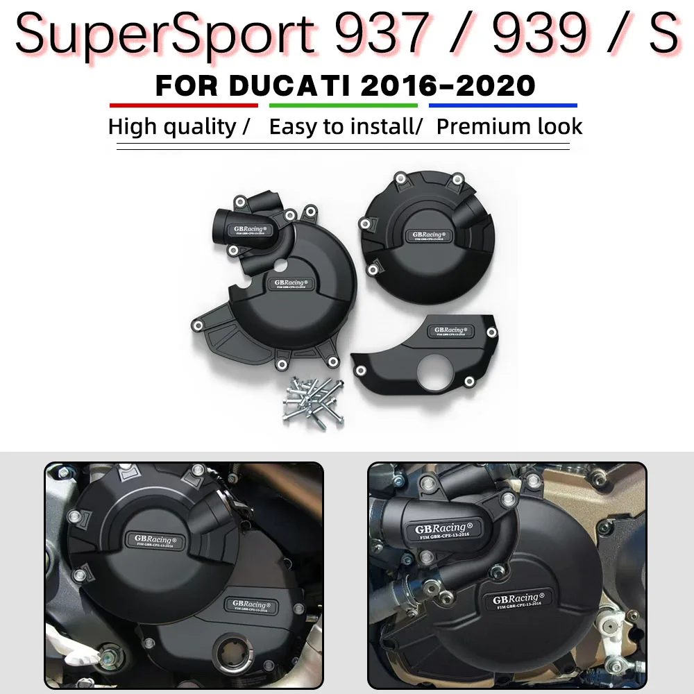 

For DUCATI SuperSport 937 939/S 2016 2017 2018 2019 2020 For GBRacing Motorcycles Engine Protection Cover