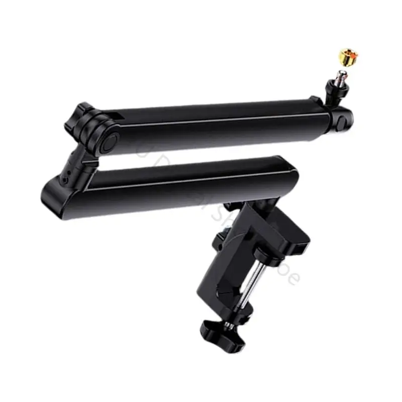 96BA Flexibler Mikrofonarm-Ständer aus Aluminium, universell 5/8 3/8 Zoll Gewinde für Podcaster, Gamer, Content-Ersteller – Detail 8