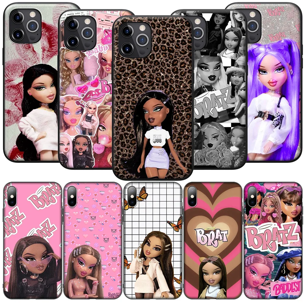 FL47 Cute Girl Bratzs Doll NEW Phone Case for iPhone 12 11 X XS XR Pro Max 6 6s Plus SE