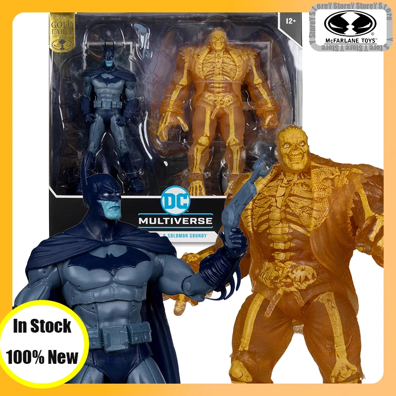 Оригинальные игрушки Mcfarlane Batman & Solomon Grundy (Arkham City) аниме фигурки модель Dc Multiverse кукла Рождественский подарок для детей