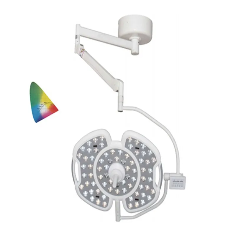 LED Examination Surgical Shadowless Light Two Dome Ceiling Operation Shadowless Lamp Mobile Surgical Shadowless Lamp