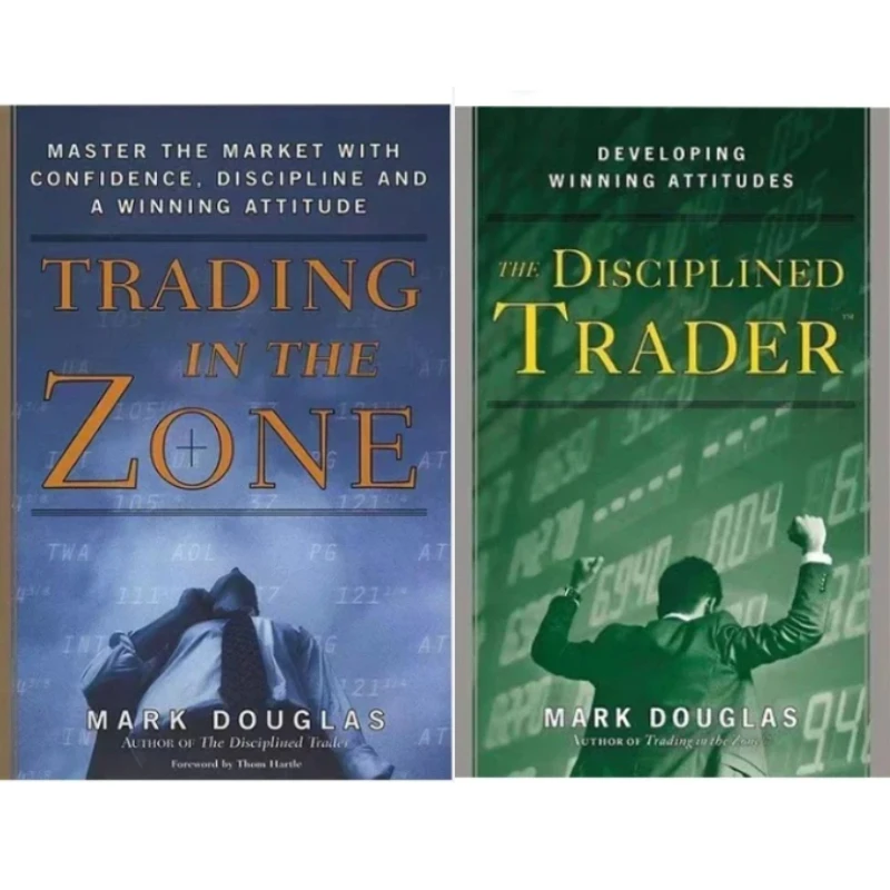 

Набор книг Hot Mark Douglas 2 2026: торговля по зоне + трейдер по дисциплине в мягкой обложке на английском языке