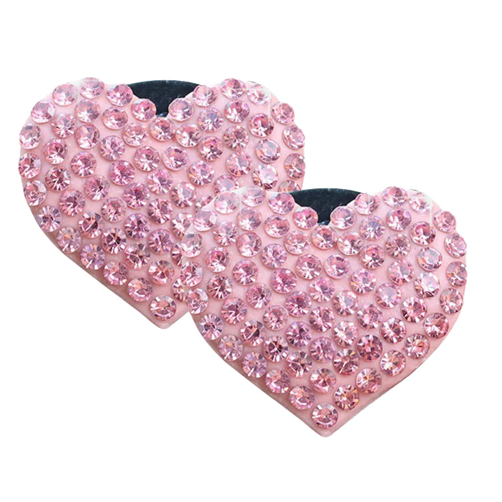 

2Pcs Heart Shaped Car Air Freshener Clips White Love Accessories Dashboard Decor Aromatherapy Vent Fragrance Car Interior Decor