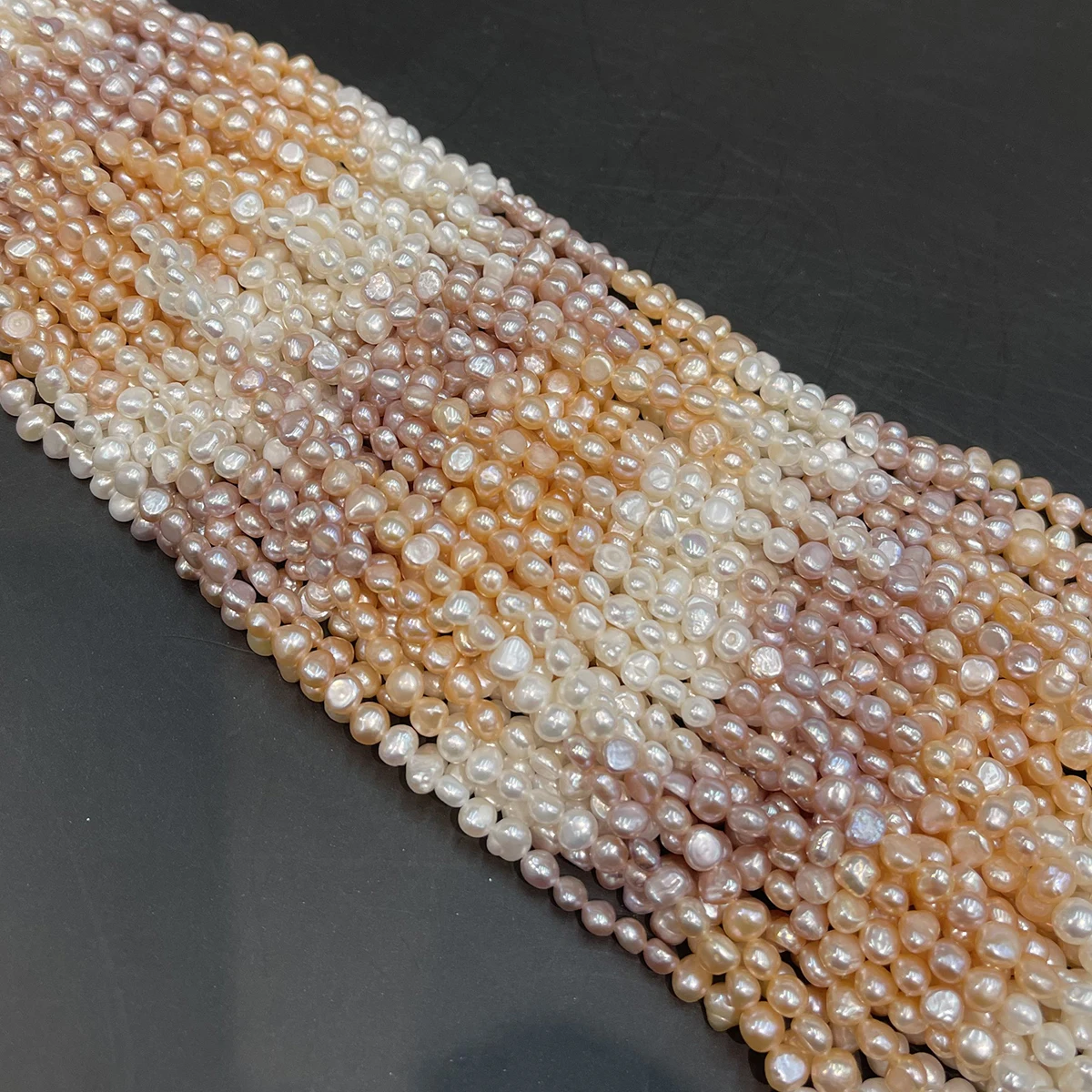 DIY Nugget-Perle Natürliche Süßwasserperle 6-7mm für Schmuckherstellung DIY Halskette Armband Ketten Ohrringe Zubehör – Detail 4