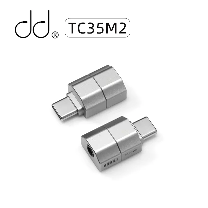 DD ddHiFi TC35M2 Full-Featured USB-C to 3.5mm DAC & AMP Adapter 2nd Gen with Stand-Alone Chips for Decoding and Amplifier