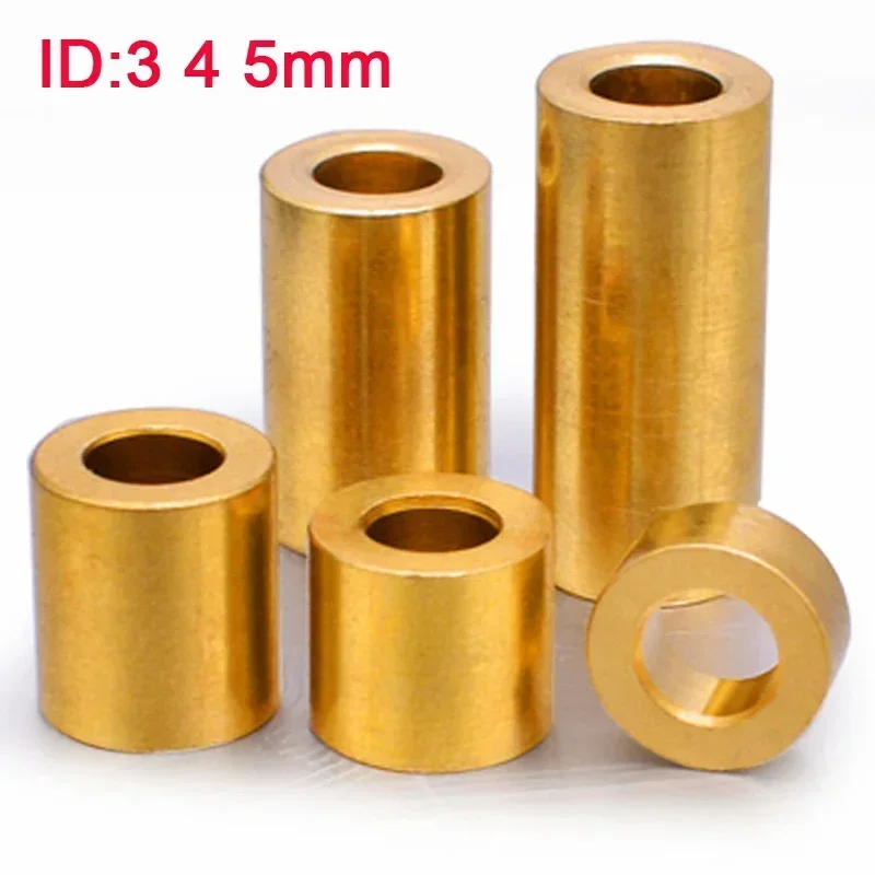 

Brass Bushing Guide Sleeve Precision Copper Base Bearing For Slide Block 3D Printer Accessories Inner Diameter 3/4/5mm